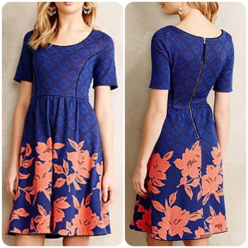 NWT Anthropologie HD in Paris Floral Dress